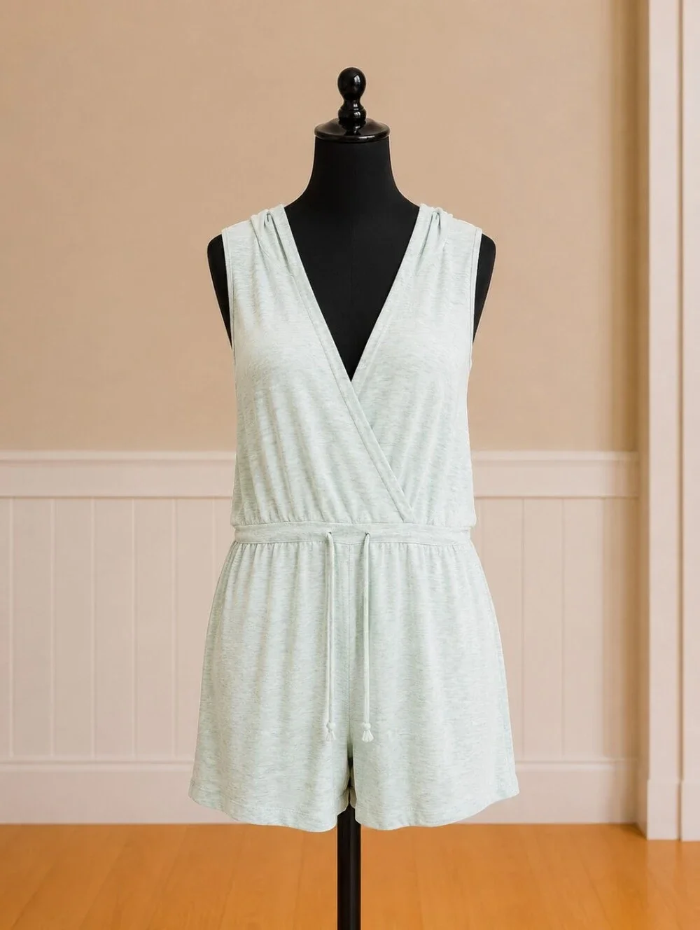TRESICS Beach Sleeveless Faux Wrap Romper